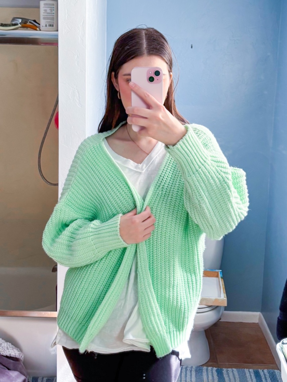 OverSized Green Sweater